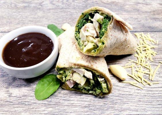 Organic Chicken Pesto Wrap