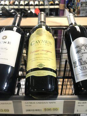 Caymus for us...