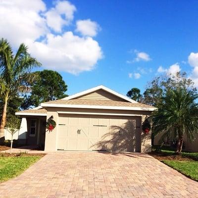 Another happy lawn, here at the  new Cottages in Bradenton Florida off of SR 64.