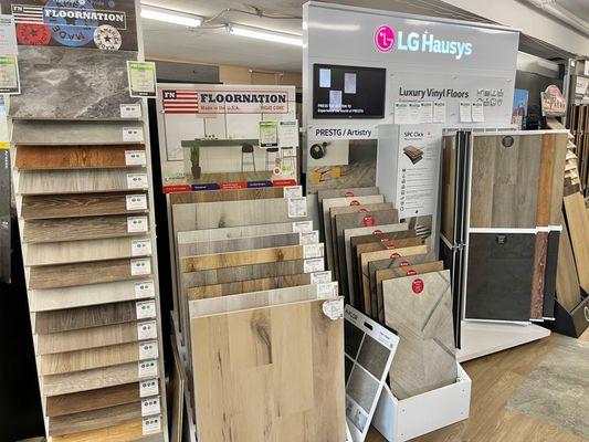 We have a large selection of vinyl plank flooring that we sell and install. Brands include: Tarkett, Fusion, CoreTec, and Next Floor.