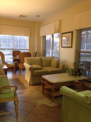 Sunroom -- Quiet, comfortable family space