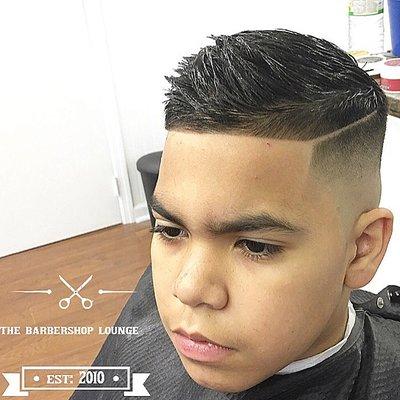 Skin fades are one of our many specialties . Razor sharp hard part always helps your haircut look sharp .