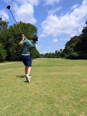 7th hole, white tees.