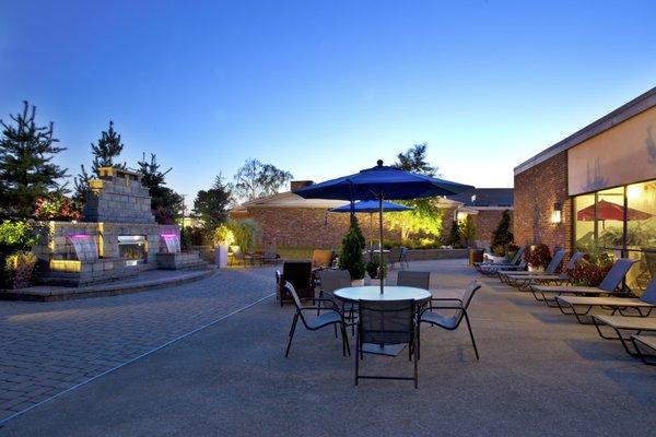 Outdoor courtyard