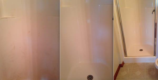 Shower Before & After An Astro Clean!