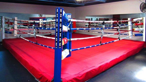 Boxing Studio with a Professional 17x17 ft Boxing Ring