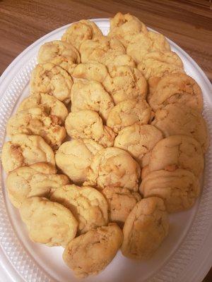 Golden lemon cookies