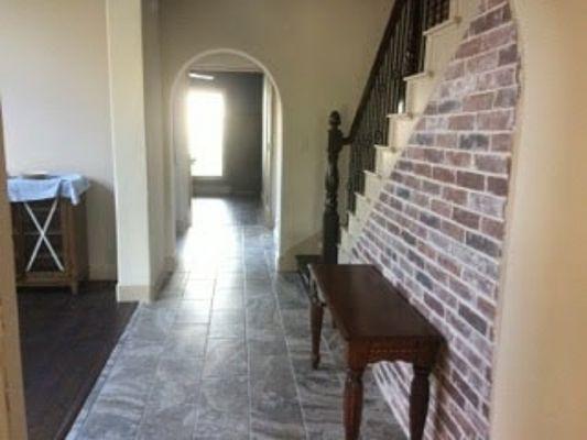 Tile flooring entry way