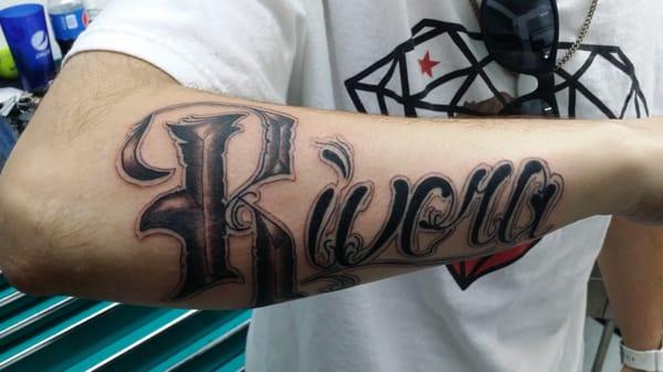 Lettering done by Nick Read