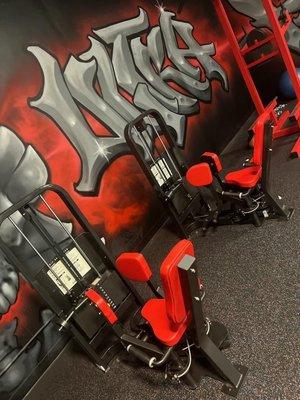 Two refurbished thigh machines, came in last night from pulse and 100% happy with them and the service/delivery. Ultraflex Gym Saugus.