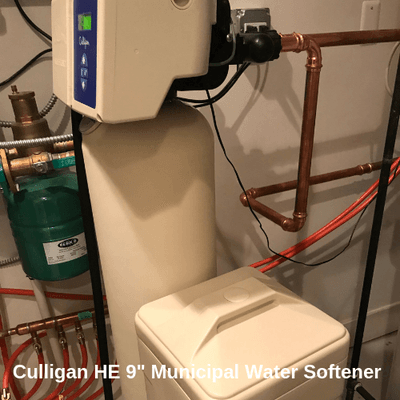 Culligan HE Municipal Water Softener - removes Chlorine