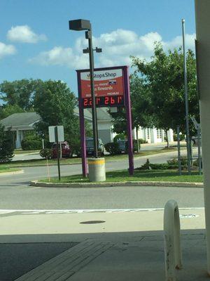 Stop&Shop Gas Station -- Dedham Mall : 180 Providence Highway, Dedham                     Sign