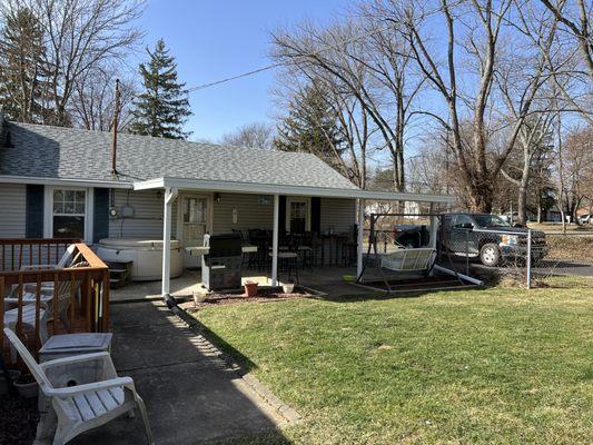 New insulated Flatpan patio cover