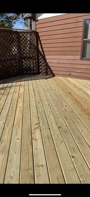 Get your deck done today!