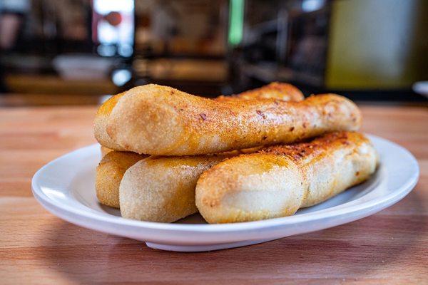 Breadsticks coated in Garlic Butter sauce