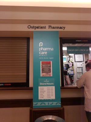 Here's the Front of the Outpatient Pharmacy