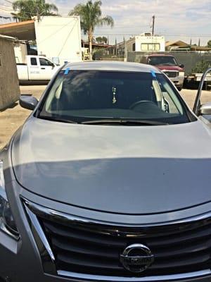 2014 Nissan Altima After completed in less than 30 minutes average time for nissans.