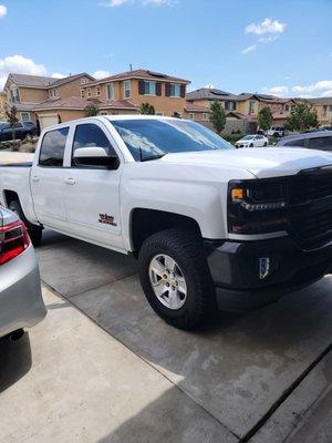 My car that got washed at mills circle car wash