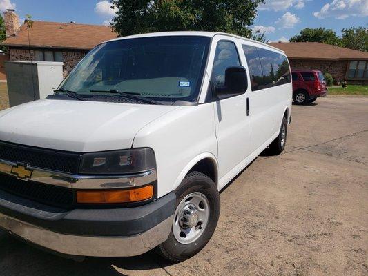 2014 - 15 passenger Chevy Express 3500LT