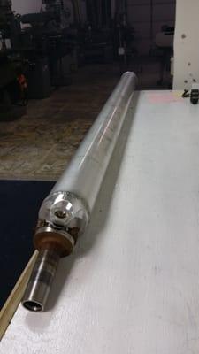 1 of the many types of shafts I build.   This particular shaft is a 5" 1 PC to replace the un-serviceable Ford F-150 model shaft