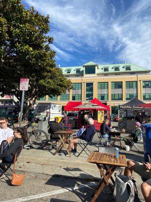 Farmers market stand