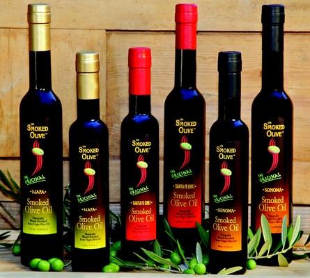 visit www.thesmokedolive.com to view our line of award winning smoked olive oils