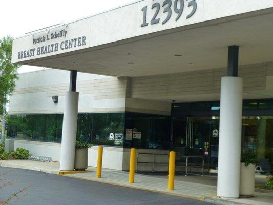 Patricia L Schiefly Breast Health Center entrance