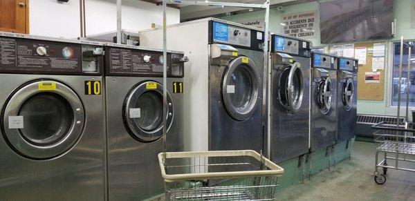 Shows Updated Lower Soap Trays on 6 & 4 Load Washers