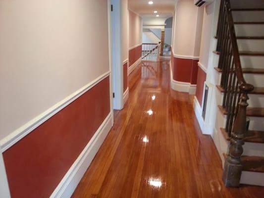 Solid hardwood flooring is sold as a "hundred year floor." This one outdid itself.