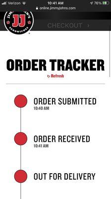 They received and sent my order in the same minute? Every week? No, they're misusing the system that other locations are great at.