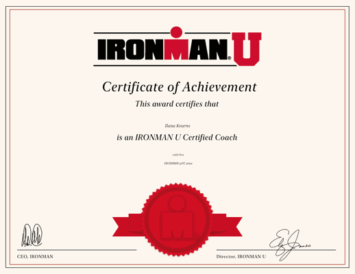 IRONMAN TriDot Certified Coach