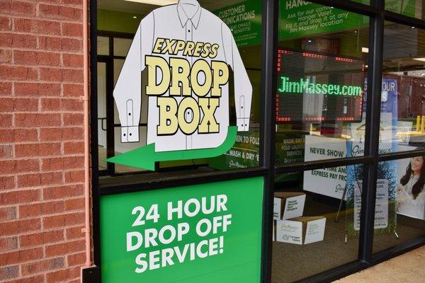 don't forget to ask about the convenient 24 hour drop off service!