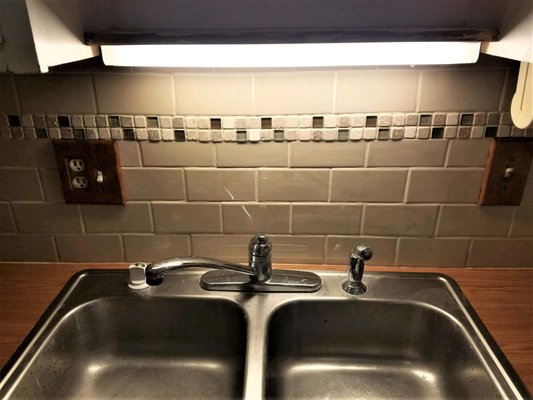 Kitchen Backsplash Completed by Mod Squad