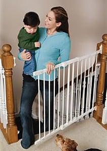 Safety gates help keep your baby safe from stairs and in all areas of your home.