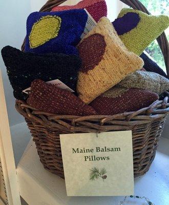 Handwoven Maine Balsam Pillows by Elizabeth Hunter