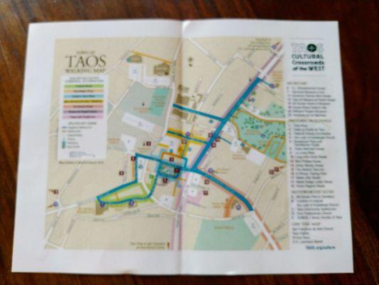 High quality laminated walking map (gift upon check-in)