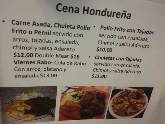 Honduran food