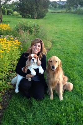 Dr. Konz with her pretty pups. :)