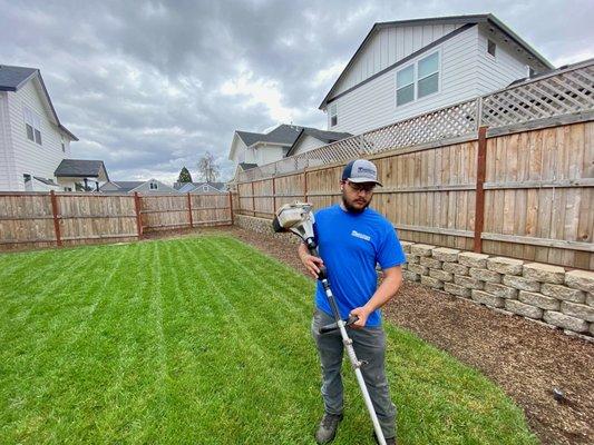 Lawn care, weed removal, trimming, edging, plus more.
 Let us take care of your lawn.