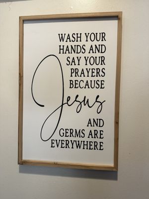 Wall Art at Bathroom