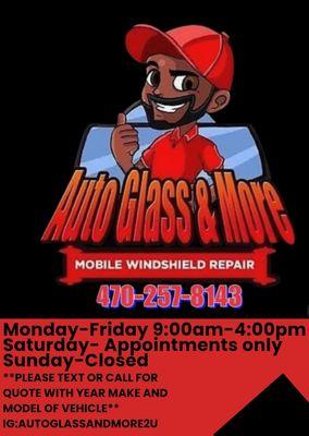 Auto glass and more