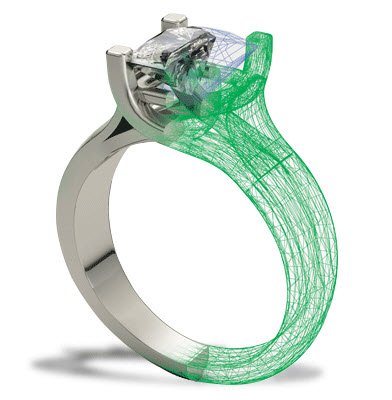 At Daniel Jewelers we have a state-of-the-art 3D design program were we can make up anything that you can imagine at very affordable prices!