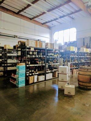 Warehouse space. Also ask about our cellar for the good stuff!