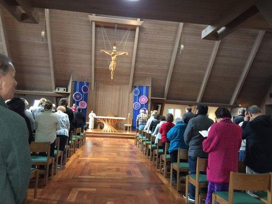 start of the mass