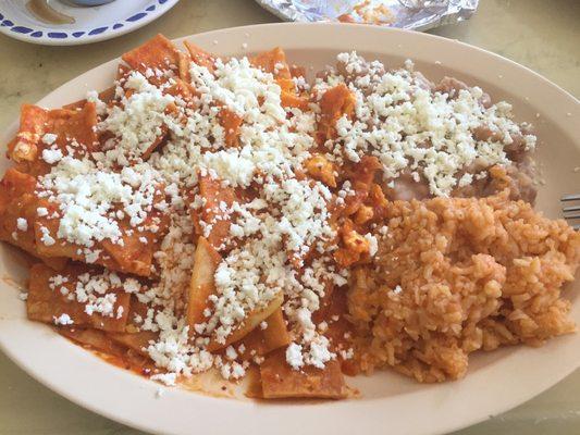 Chilaquiles were perfect!