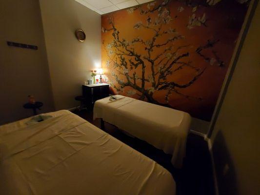 Couples massage room