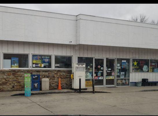 Front of the Marathon Gas Station