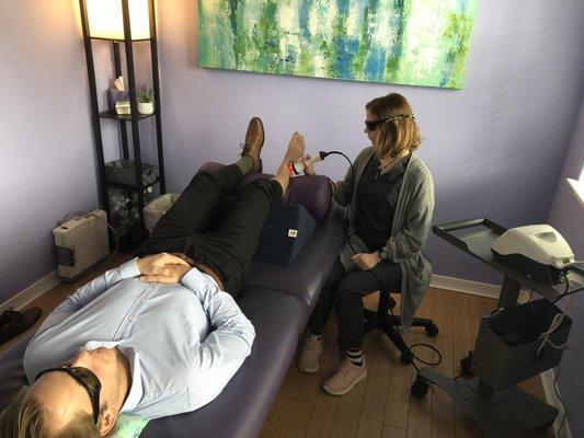 Laser therapy is another non-invasive chiropractic treatment option we offer at our chiropractor office in Gulf Breeze, FL.