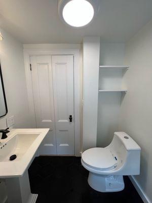 Farmhouse bathroom.