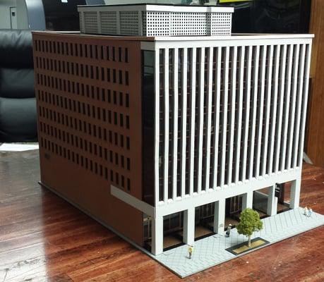 Gelman Building Scale Model